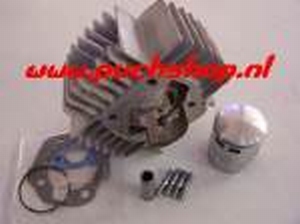 CILINDER. R.G.D 70CC OM ALU / NIC 6 POORT