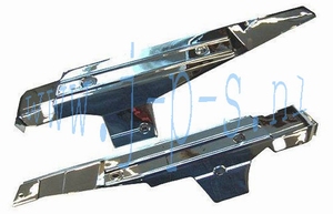 MOTORSCHERMSET CHROOM