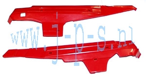MOTORSCHERMSET ROOD