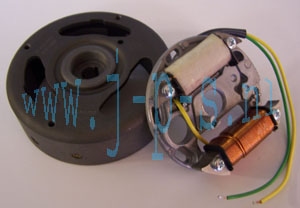 ONTSTEKING COMPLEET MET VLIEGWIEL 12 VOLT 40WATT