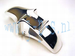 VOORSPATBORD AERO PLASTIC CHROOM