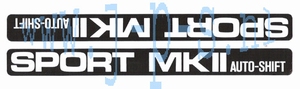 STICKER/TRANSFER SET ZIJSCHERM SPORT MK2