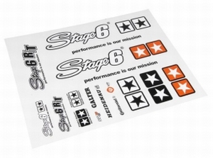 STAGE 6 STICKERSET WIT