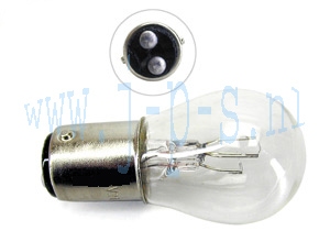 LAMP 6 VOLT 15/15 W DUPLO (BA 15)