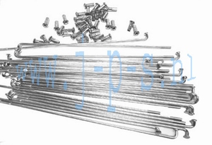 SPAAKSET 36 STUKS MET NIPPEL (GECADMEERD) 1E KWALITEIT