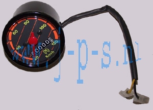 KILOMETERTELLER/SNELHEIDSMETER 60MM ROND