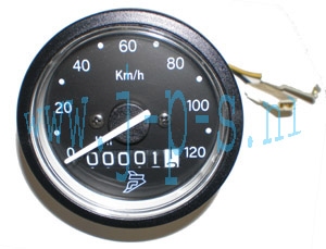 KILOMETERTELLER/SNELHEIDSMETER 60MM ROND 120 KMH FACOMSA