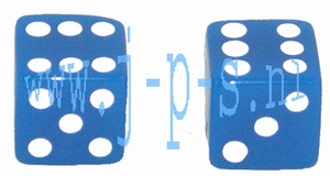 VENTIELDOPSET DOBBELSTEEN BLAUW