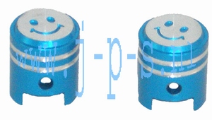 VENTIELDOPSET ZUIGERMODEL BLAUW SMILE