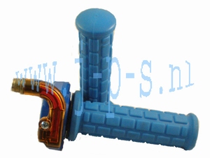 SNELGASHANDLE LUSITO METAAL BLAUW/BLAUW GROOT