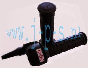 SNELGASHANDLE RGD PLASTIC / ZWARTE HANDVATTEN