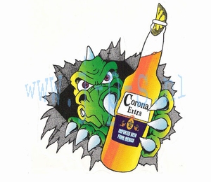 STICKER CORONA