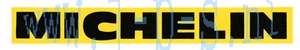 STICKER MICHELIN GEEL / ZWART