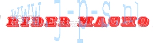 STICKER/TRANSFER SET ZIJSCHERM RIDER MACHO ROOD