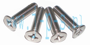 KOPPELINGS DEKSEL BOUTSET KRUISKOP (4 STUKS) RVS