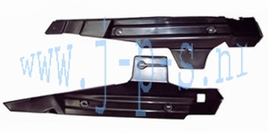 MOTORSCHERMSET ZWART