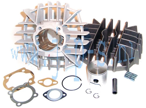 CILINDERKIT. AIRSAL 72CC MAXI GROOT ALU / NIC