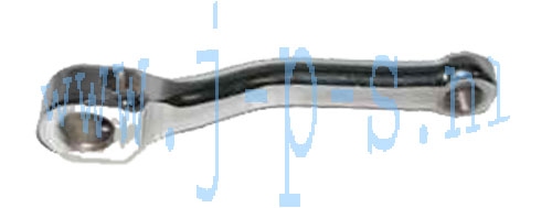 CRANCK RECHTS 124 MM MIDDELPUNT GAT-MIDDELPUNT GAT