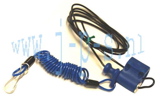 KILLSWITCH/DODEMANSKNOP STUUR BEVESTIGING BLAUW