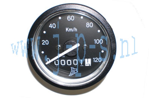 KILOMETERTELLER/SNELHEIDSMETER 60MM ROND 120 KMH FACOMSA