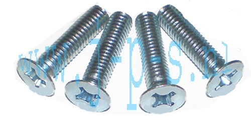 KOPPELINGS DEKSEL BOUTSET KRUISKOP (4 STUKS)