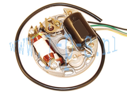 ONTSTEKING / STATOR  6 VOLT 15/5/3 WATT TYPE BOSCH