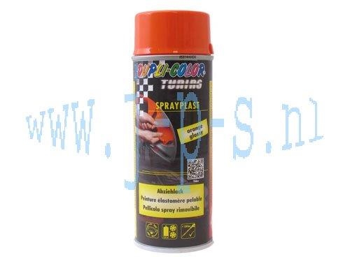 SPUITBUS SPRAY-PLAST 400 ML  ORANJE DUPLI COLOR