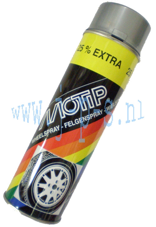 SPUITLAK VELGENSPRAY 500 ML ZILVER