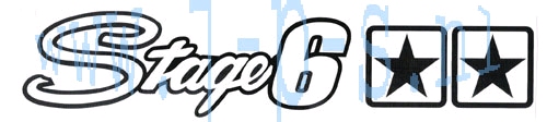STICKER (PLOT) STAGE 6 + STERREN ZWART