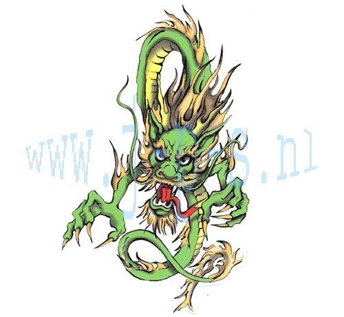 STICKER DRAAK