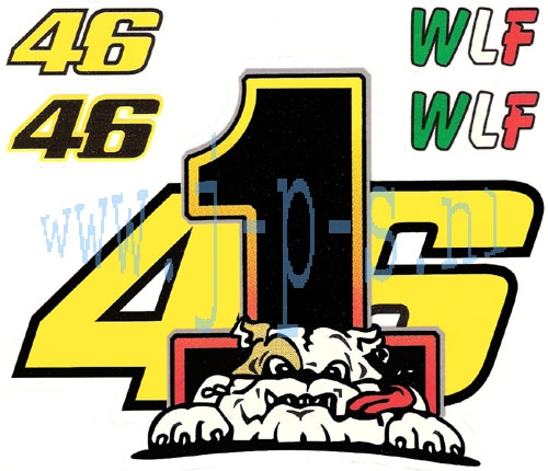STICKER ROSSI DOG 1