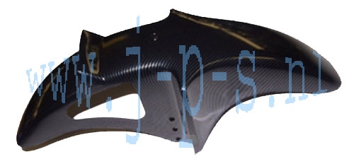 VOORSPATBORD AERO PLASTIC CARBONLOOK