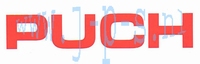 STICKER/TRANSFER NAAM PUCH ROOD ALS ORIGINEEL