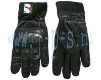 ZOMER HANDSCHOENEN ,,IS’’ SUPERLUXE ZWART LEDER / CARBON
