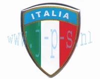 STICKER 3D ITALIAANS SCHILD GROOT